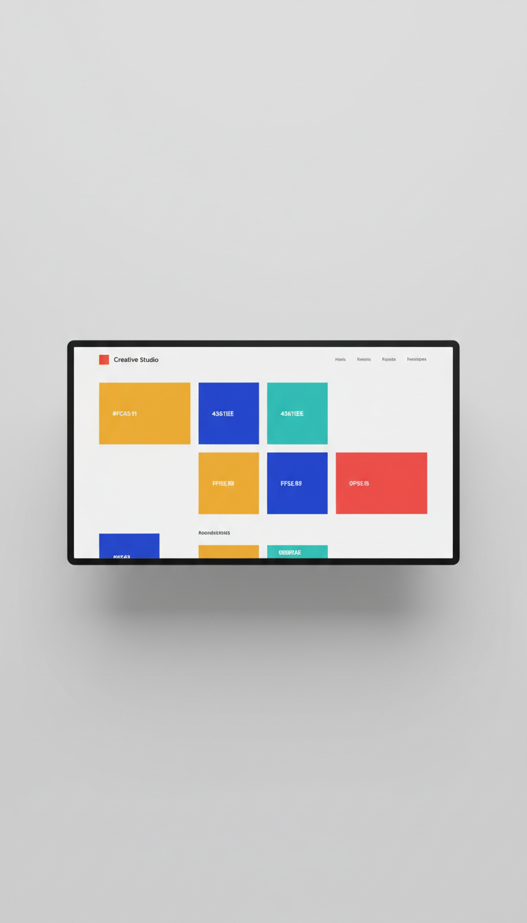 Creative Studio Homepage With Interactive Hero