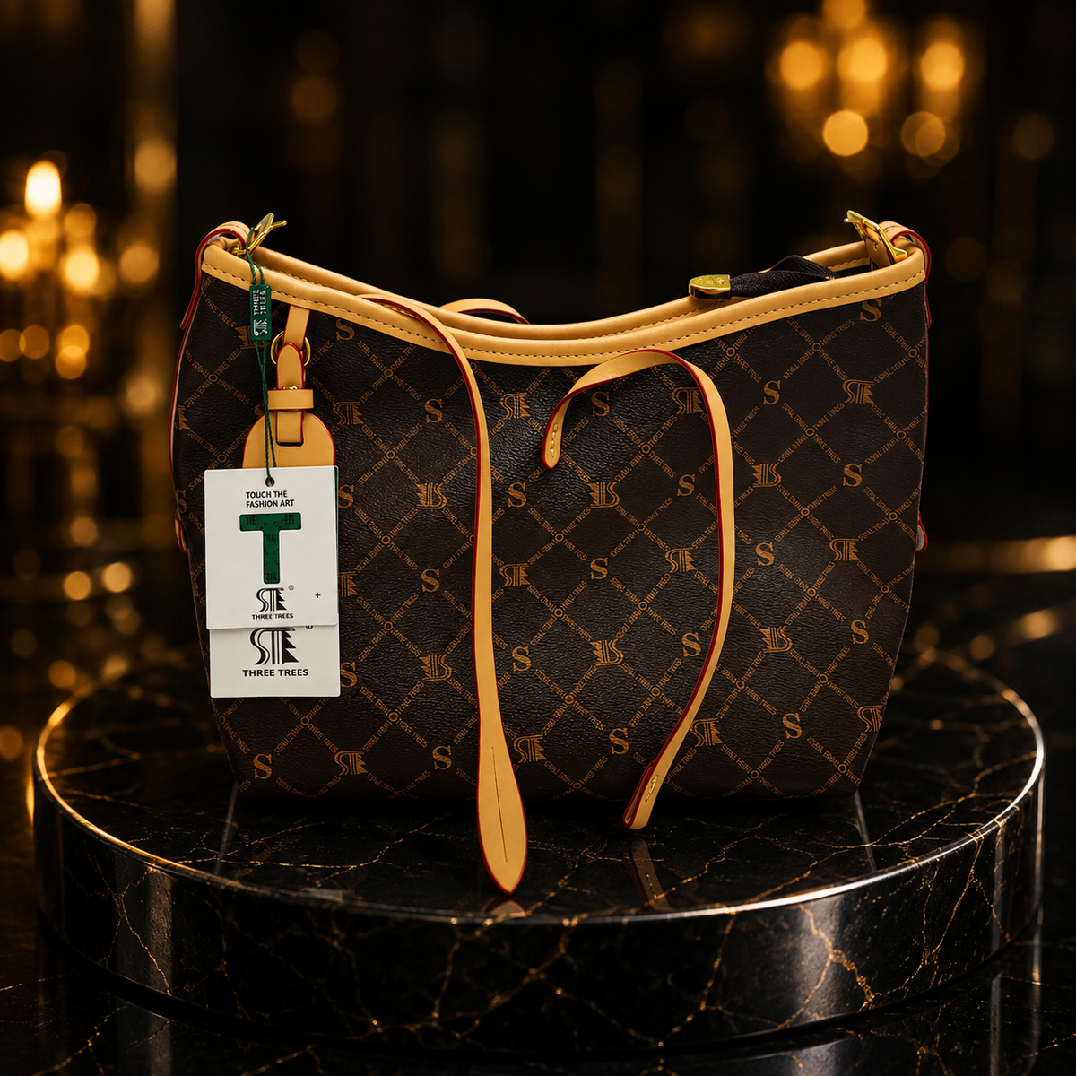 Designer-Inspired Monogram Tote