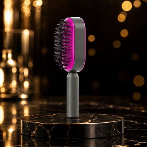 Women Fashion 3D Hair Growth Comb Hairbrush Self-Cleaning Hair Brush Self Cleaning Hair Brush For Women Massage Scalp Promote Blood Circulation Anti Hair Loss