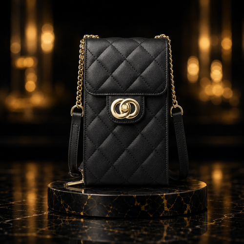Women's Leather Mini Women's Bag Classic Mobile Phone Bag Messenger Bag